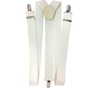 Trimming Shop - Bretelle - Uomo Bianco Panna