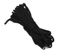 Trimming Shop Corda elastica premium da 4 mm, resistente, resistente ai raggi UV e impermeabile, in poliestere, per campeggio, kayak, carico e uso all'aperto, nero, 1 metro