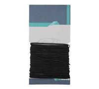 Trimming Shop - Cordoncino Elastico Largo 2,5 mm, Finitura Liscia, Resistente ed Elastica, Fascia Elastica per Abbigliamento da Cucito, Artigianato e Vita 25 Metri Nero