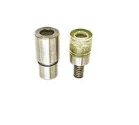 Trimming Shop Doppio Cappello Rivetti Posto Attrezzo Die Set per Universale Blu Pressione a Mano Macchina Rivettatrice - Blu Macchina Pressione A Mano, 9mm