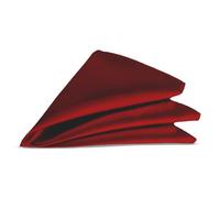 Trimming Shop Fazzoletto quadrato da uomo, fazzoletto quadrato in raso italiano per abbigliamento formale, fazzoletto da taschino quadrato in tinta unita per tinta unita, Borgogna, Taglia unica