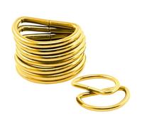 Trimming Shop Fibbie durevoli per borsa a mano, cinghia a nastro, borsa, collari per cani, cinture, progetti fai da te, 25 mm, oro, 50 pezzi