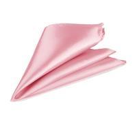 Trimming Shop Italiano Quadrato Raso Fazzoletto Per Abbigliamento Formale, Matrimoni, Ballo, da Cerimonia, Ballo, Feste - Unisex, Design Classico - Rosa, 9" (23cm), 23cm