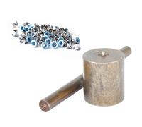 Trimming Shop Kit Attrezzo Inseritore Occhielli 2mm Con 100 Occhielli
