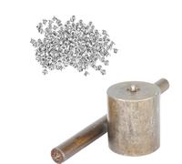 Trimming Shop Kit Attrezzo Inseritore Occhielli 2mm Con 100 Occhielli