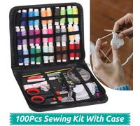 Trimming Shop Kit Cucito Portatile Con Custodia Da Viaggio 100 Pezzi Nuovo
