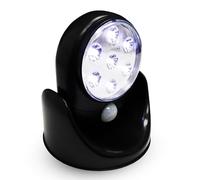 Trimming Shop Movimento Attivato LED Colorato Luci - Cordless Illuminazione - Interno E Uso Esterno - 2 Confezioni - Nero