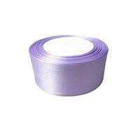 Trimming Shop, Nastro Satinato su Entrambi i Lati, Colore: Lilla, Viola e Viola, 40 mm x 25 m, 100% Poliestere, per Confezioni Regalo, Decorazioni, attività artistiche e Artigianali