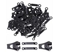 Trimming Shop, pantaloni da 9 mm, con gancio e barra da cucire per gli occhi, per gonne e progetti artistici e artigianali, confezione da 10