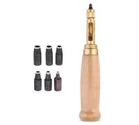 Trimming Shop, perforatore automatico con 6 punte, con 6 punte, dimensioni 1,5-4 mm, per cucire fai da te, pelletteria, striscioni in PVC, lavori con la carta, rilegatura di libri