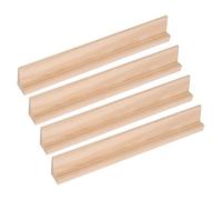 Trimming Shop Porta Lettere Di Ricambio Per Piastrelle, Vassoio in Legno Supporto Per Giochi Da Tavolo, Attività Di Apprendimento Dell'ortografia, Arti E Mestieri, Fai Da Te, Lunghezza 36 Cm, 4 Pezzi