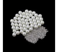 Trimming Shop, rivetti rotondi con quattro artigli per unghie, per decorazioni, borse, pelletteria, scarpe, gioielli, 10 mm, 100 set