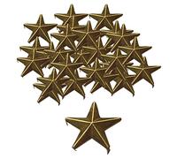 Trimming Shop Stella Borchie Artiglio Rivetti, Nailhead Punk Decorativo Pressione a Mano Spuntoni per Fai da Te, Scrapbooking, Goth & Accessori alla Moda, 15mm,Bronzo,100pcs