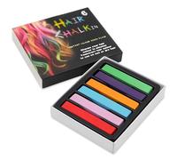Trimming Shop Temporanei Capelli Gessetto Colore Pastello Tinta Capelli - Non Tossico in 6 PC - Multi, One
