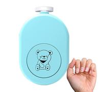 Trimmotine elettrico 4 in 1 orso tagliaunghie per unghie neonato silenzioso e testine di ricambio smerigliatrice trimmer-manicure lucidatrice per bambini e adulti