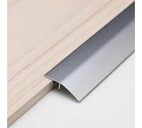 Trimold Striscia di Transizione per Pavimento in Alluminio, Adatta per Soglie, Rampe, Mattonelle, Parquet e Laminate, Colmare la Differenza di Altezza tra 5-12 mm (0,9 m x 43 mm, Argento Opaco)