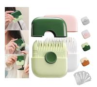 TrimPocket Hair Trimmer/Comb, 2 in 1 Trimpocket Hair Trimmer/Comb Kids with Blades, Split Ends Hair Trimmer, Manual Hair Trimming and 2 in 1 Bangs Trimmer for Women, Dual-Side Design (2Pcs-D)