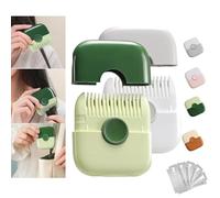 TrimPocket Hair Trimmer/Comb, 2 in 1 Trimpocket Hair Trimmer/Comb Kids with Blades, Split Ends Hair Trimmer, Manual Hair Trimming and 2 in 1 Bangs Trimmer for Women, Dual-Side Design (2Pcs-C)