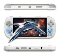 Trimui Smart Pro Console di gioco portatile Console portatile 13460 giochi 26 emulatori,Console di gioco retrò con Sistema Linux Trimui UI,Schermo IPS da 4,96",5000mAh,WLAN & BT & EDR (Bianco-128G)