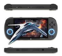 Trimui Smart Pro Console di gioco portatile Console portatile 13729 giochi 26 emulatori,Console di gioco retrò con Sistema Linux Trimui UI,Schermo IPS da 4,96",5000mAh,WLAN & BT & EDR (Nero-256G)