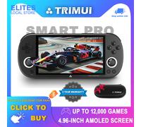 TRIMUI Smart Pro Console di gioco portatile retrò 5000mAh Schermo IPS da 4,96 pollici 30000+ giochi Lettori di videogiochi portatili