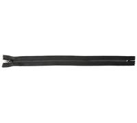 Trimz 30 cm (~ 30,5 cm) One Way End Stop Zip con Denti 10PCS 4 mm, Poliestere, Nero, 30 x 4 x 1 cm