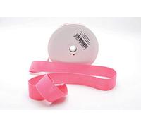 Trimz Elastico Intrecciato colorato da 25 mm, Rosa, 25mm x 10m