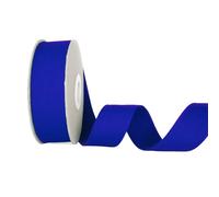 Trimz Fettuccia in cotone, blu navy, 25 mm x 5 m