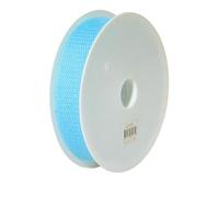 Trimz Fettuccia in cotone, colore blu acqua, 30 mm x 5 m