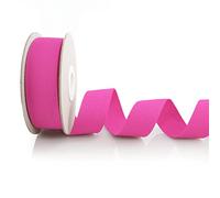 Trimz Fettuccia in cotone, fucsia, 25 mm