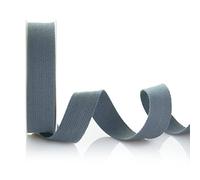 Trimz Fettuccia in cotone, grigio, 30 mm