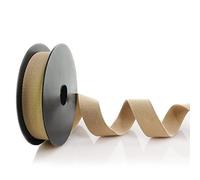 Trimz 1905-10-30-19 Tessuto in Cotone Resistente, Beige, 10m x 30mm, 10 unità