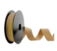 Trimz Fettuccia in cotone resistente, beige, 30 mm x 10 m
