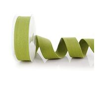 Trimz Fettuccia in cotone resistente, verde oliva, 5 m x 40 mm