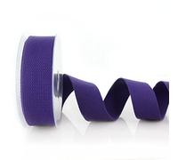 Trimz Fettuccia in cotone resistente, viola, 40 mm x 5 m