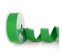 Trimz Fettuccia in cotone, verde, 40 mm x 5 m