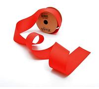 Trimz Nastro Grosgrain, Rosso, 40mm x 5m, 5 unità