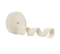 Trimz Rotolo da 10 m di fettuccia in cotone ecru da 25 mm, 10m x 25mm, Unità