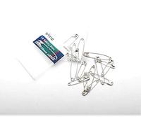 Trimz Spille di Sicurezza, Argento, 28mm-50mm