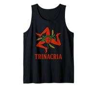 Trinacria Simbolo Sicilia - Souvenir Siciliano Mediterraneo Canotta