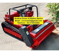 TRINCIA ERBA MOTORE 195F 532cc 15cv DIESEL CINGOLATO TELECOMANDATO TAGLIO 100CM