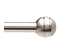 TRINGLES tondi per VITRAGAR _ Metallo | Ø10 | 1 Barra Tonda con Punta a Sfera 40-70 cm | Cromo opaco