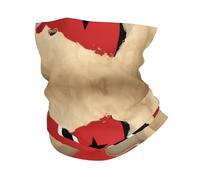 Trinidad e Tobago Bandiera Map01 Stampa Scaldacollo Per Uomini Donne Maschera da sci Sciarpa invernale Scaldacollo per tutte le condizioni atmosferiche Maschera