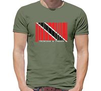 Trinidad E Tobago Barre Stile Bandiera - T-Shirt - Porta Di Spagna Caraibi
