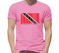Trinidad E Tobago Barre Stile Bandiera - T-Shirt - Porta Di Spagna Caraibi