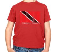 Trinidad E Tobago Barre Stile Bandiera - T-Shirt - Porta Di Spagna Mare