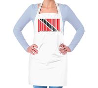 Trinidad E Tobago Barre Stile Bandiera - Unisex Adulti Grembiule - Porta Di