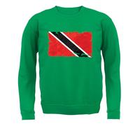 Trinidad E Tobago Grunge Stile Bandiera - Bambini Felpa/Maglione - Port Di