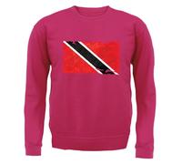 Trinidad E Tobago Grunge Stile Bandiera - Bambini Felpa/Maglione - Port Di