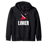 Trinidad Tobago Limer Heart Flag Caribbean Pride Culture Felpa con Cappuccio